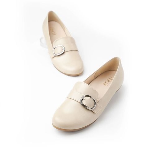 Giày da nữ 2,5cm phối Belt Kosu 302