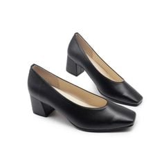Giày da nữ mũi vuông 5cm Kosu K-22007