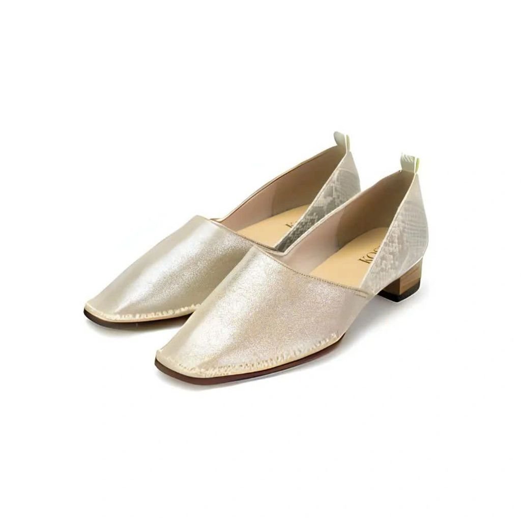 Giày đế bệt d'Orsay snakeskin Kosu K-23160