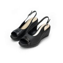 Sandal đế xuồng 7,5cm sequin Kosu K-24011