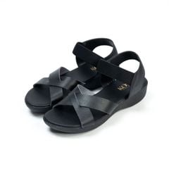 Sandal nữ đế xuồng quai chéo 4cm Kosu K-23363
