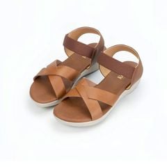 Sandal nữ đế xuồng quai chéo 4cm Kosu K-23363