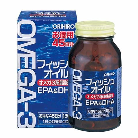 Dầu cá omega 3 Orihiro 180v