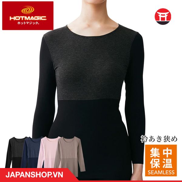 Áo giữ nhiệt nữ Gunze MH9447 - 1800