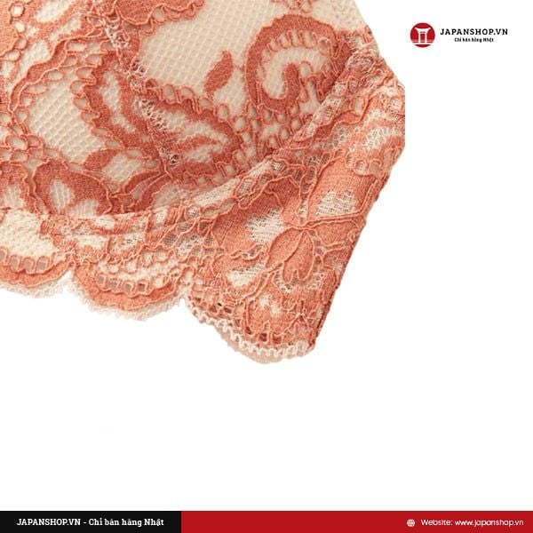 Áo lót nữ ren không gọng Fluffy Bra Gunze JB6028H