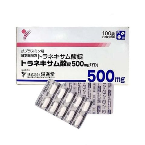 Viên uống hỗ trợ giảm nám trắng da Transamin 500mg 100 viên
