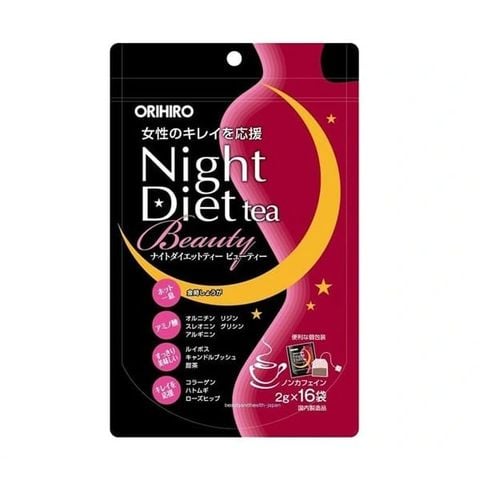 Trà giảm cân Orihiro Night Diet Tea Beauty 16 gói