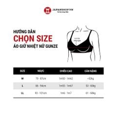 Áo giữ nhiệt cao cổ nữ Gunze MA2245 - 1800