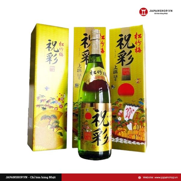 Rượu sake xanh vẩy vàng
