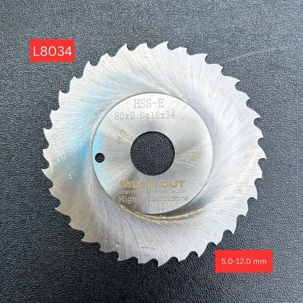 Lưỡi dao cắt ống inox vi sinh L8034, LS8034, Multicut