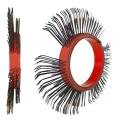 Đai chổi tạo độ nhám bề mặt Bristle Blaster® Axial Steel, loại thép, 11 mm, mã BB-098R right, hộp 10 cái