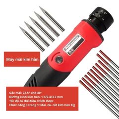Máy mài điện cực kim hàn Tig - Pulse compact