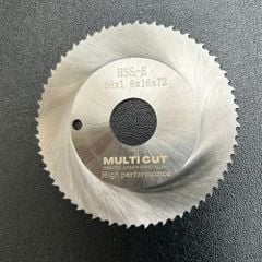 Dao cắt orbital Multicut HSS-E, Co 5%, OD 68mm x 1.6mm x 16mm, 72 răng , lắp Orbitec, Orbitalum, Axxair