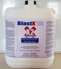 BlastX 108 x2  Flash Rust Inhibitor & Salt Remover, Chất ức chế rỉ sét cấp tính và tẩy muối trong bắn cát
