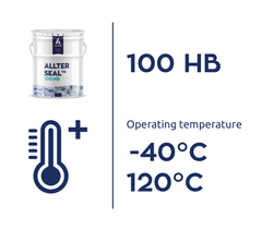 Lớp phủ bịt kín đàn hồi Allter-Seal™ 100 HB