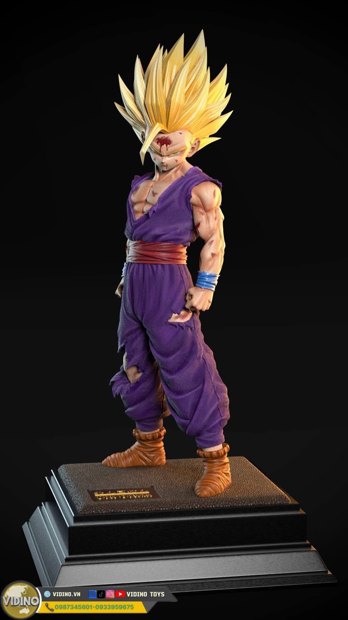  Mô hình Gohan Super saiyan 2% studio. 