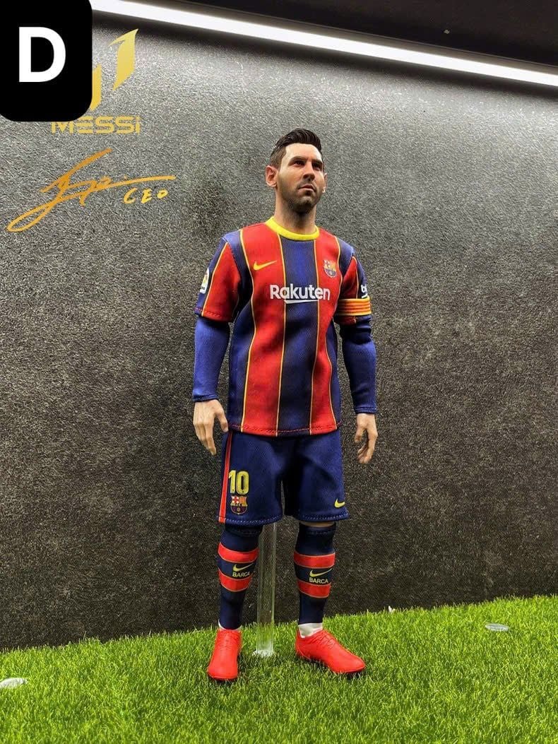  Mô hình cầu thủ bóng đá Messi phiên bản CLB tỷ lệ 1/6 ( Part 1). 