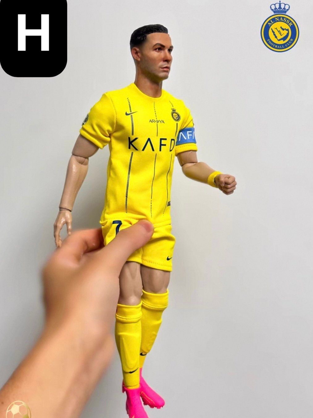  Mô hình Cristiano Ronaldo Juventus &  AL Nassr tỷ lệ 1/6. 