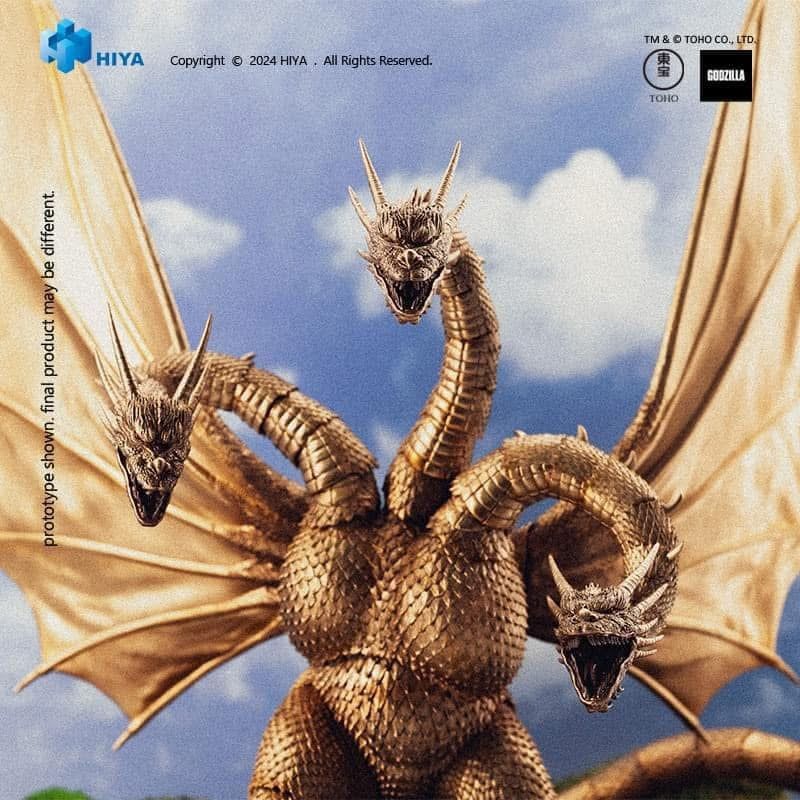 Mô hình King Ghidorah bản 1991 chính hãng Hiyatoys 