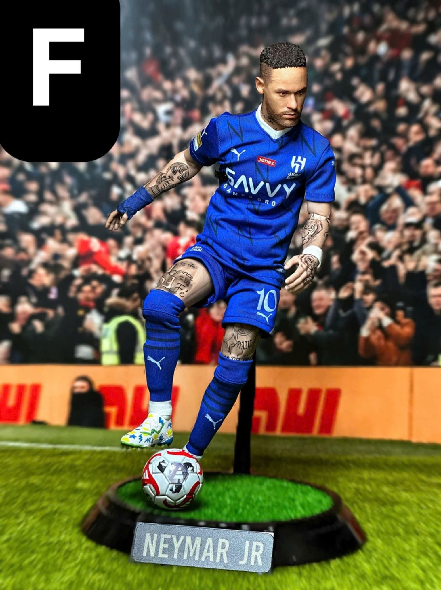  Mô hình cầu thủ bóng đá Neymar Brazil,CLB, tỷ lệ 1/6 ( Part 1). 