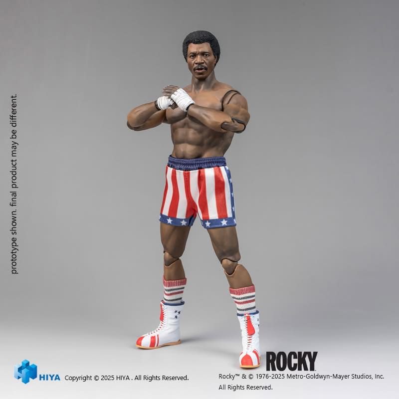  Mô hình Carl Weathers Apollo creed rocky 1976 hiyatoys. 