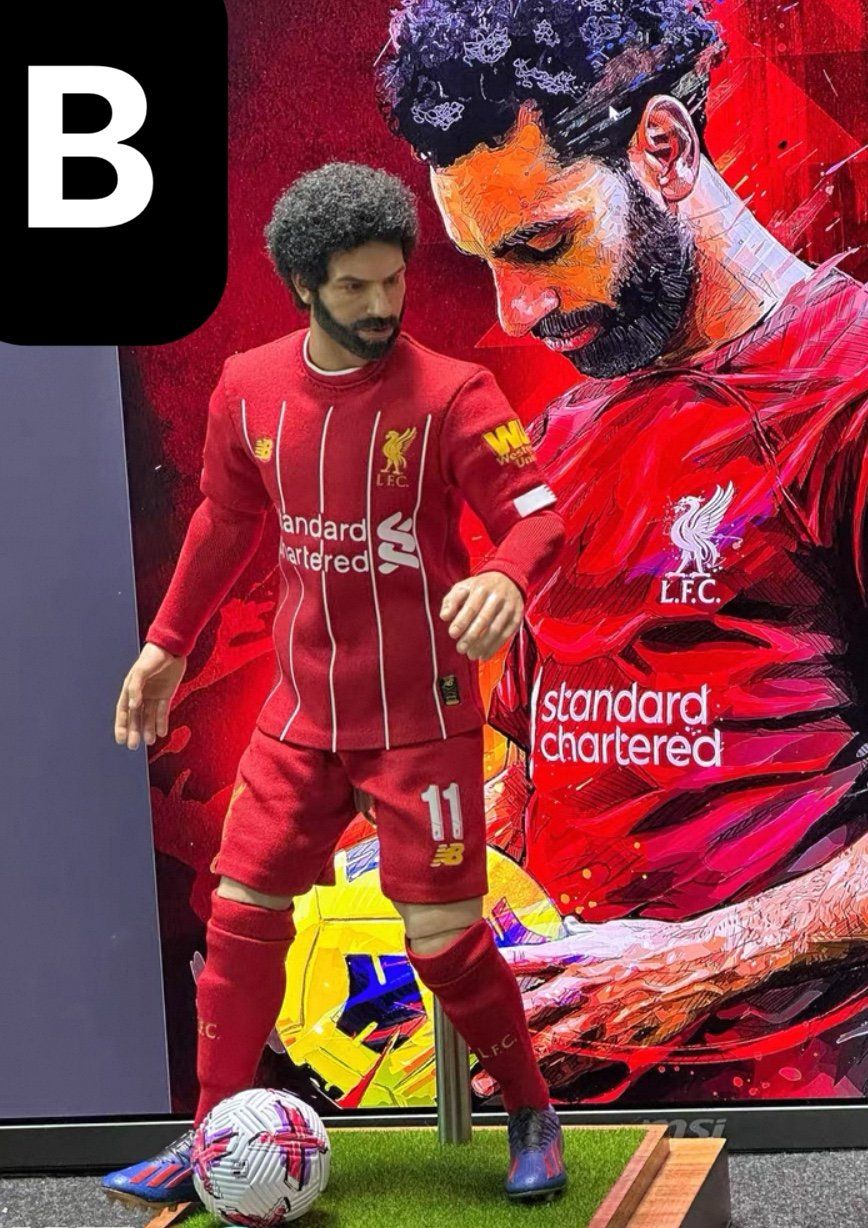  Mô hình cầu thủ Salah liverpool tỷ lệ 1/6. 