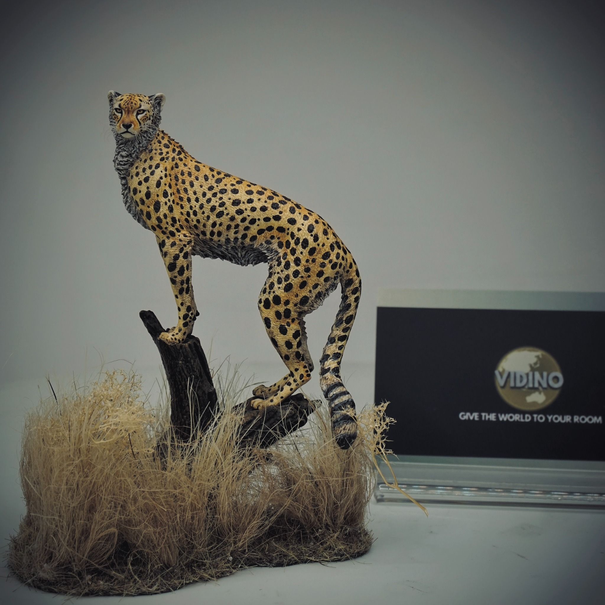  Mô hình động vật báo săn cheetah hãng wanshou 1/18. 