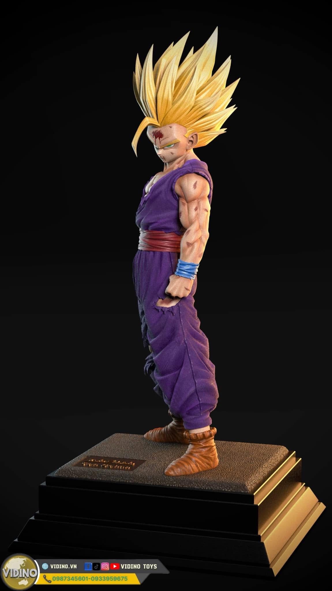  Mô hình Gohan Super saiyan 2% studio. 