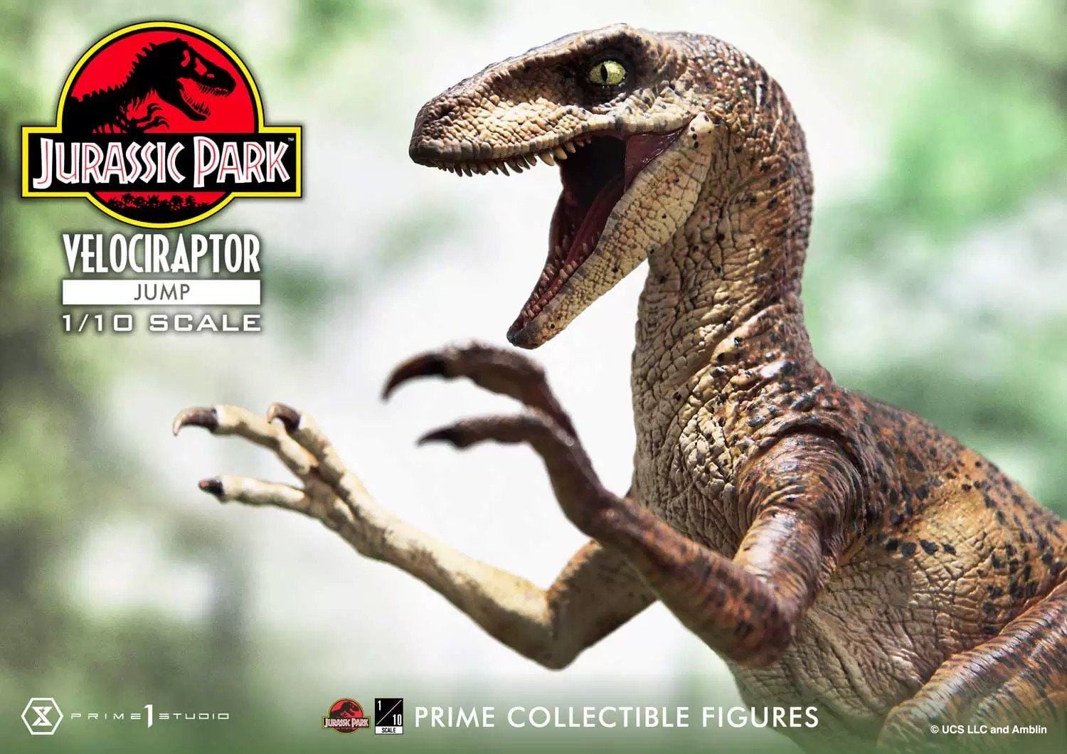 Mô hình velociraptor Jump bản jurassic Park tỷ lệ 1/10 Prime 1 Studio 
