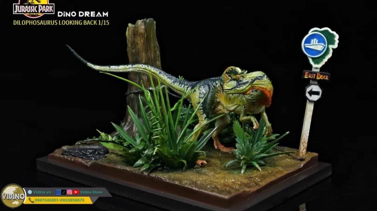  Mô hình khủng long Dilophosaurus dino dream tỷ lệ 1/15 