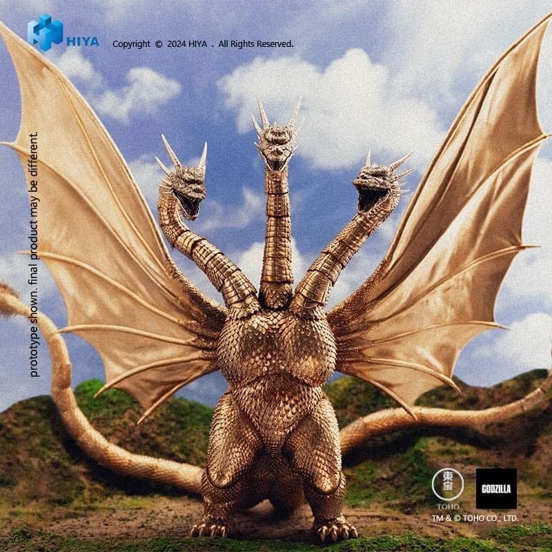  Mô hình King Ghidorah bản 1991 chính hãng Hiyatoys 