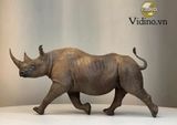  Mô hình động vật tê giác đen hãng Dafei tỷ lệ 1/15. 
