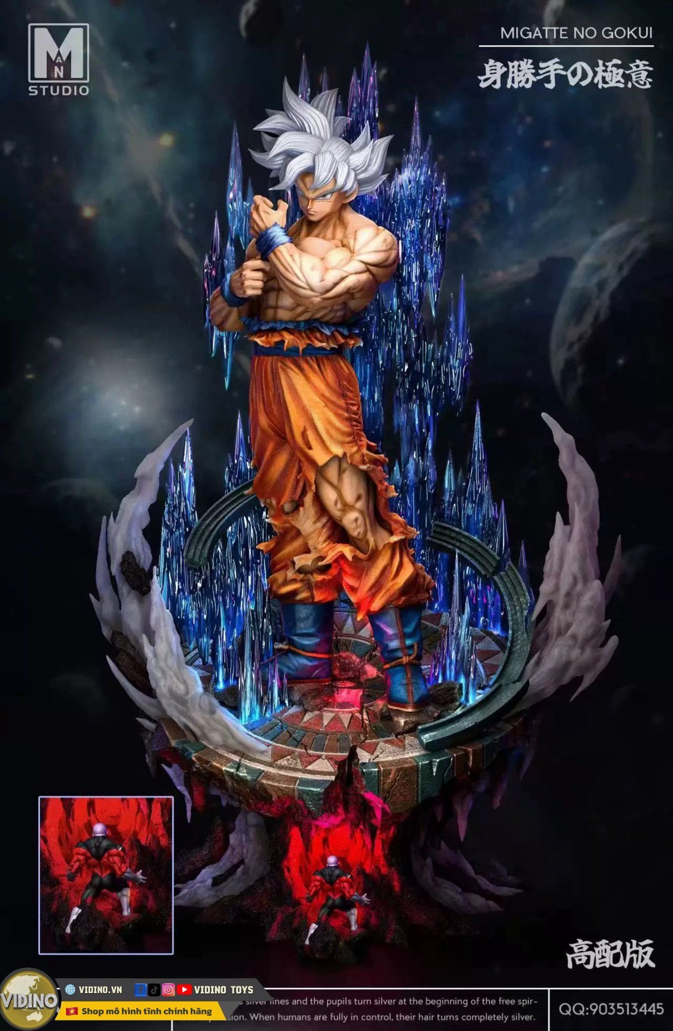  Mô hình goku UI man studio tỷ lệ 1/6. 