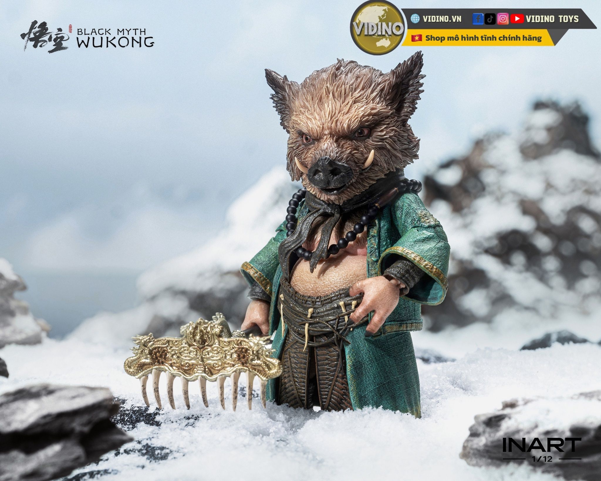  Mô hình trư bát giới Black Myth Wukong inart studio tỷ lệ 1/12. 