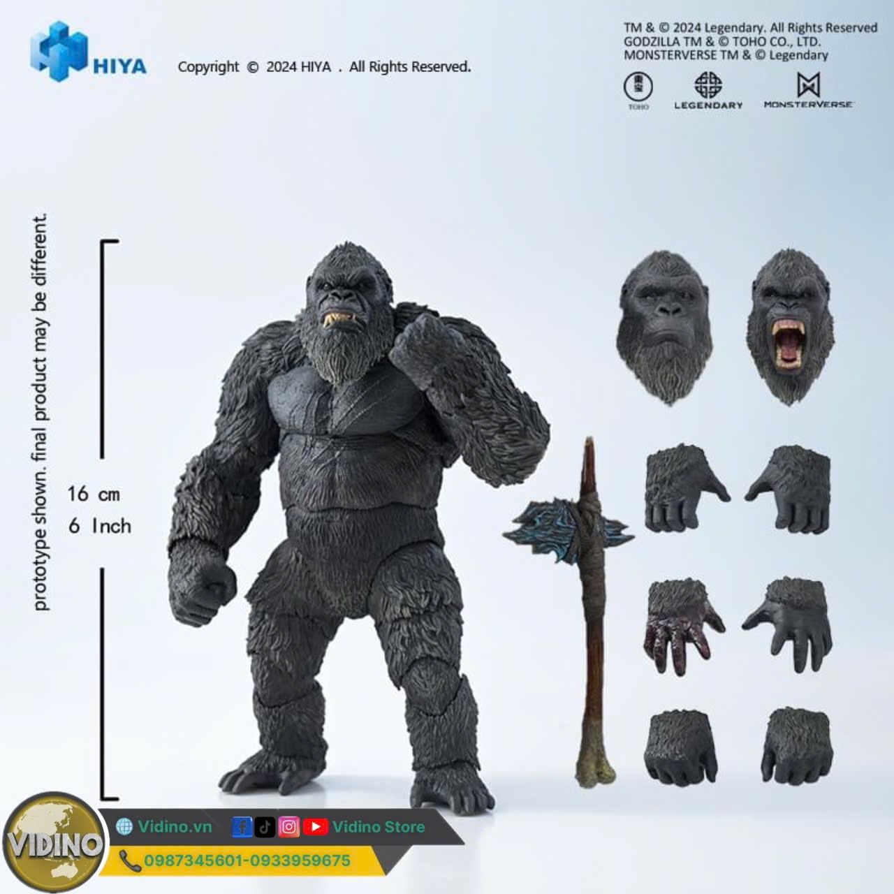  Mô hình Kong 2024 Gxk New Empire Hiyatoys 