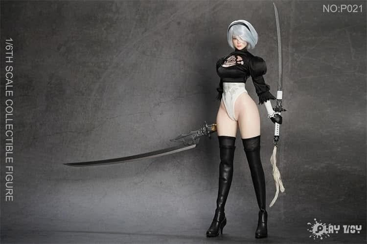  Mô hình 2B playtoys P021 Nier action figure 1/6. 