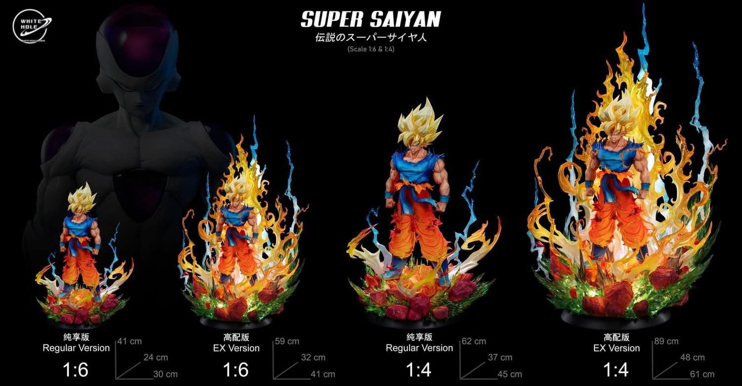  Mô hình songoku super saiyan hãng white hole studio. 