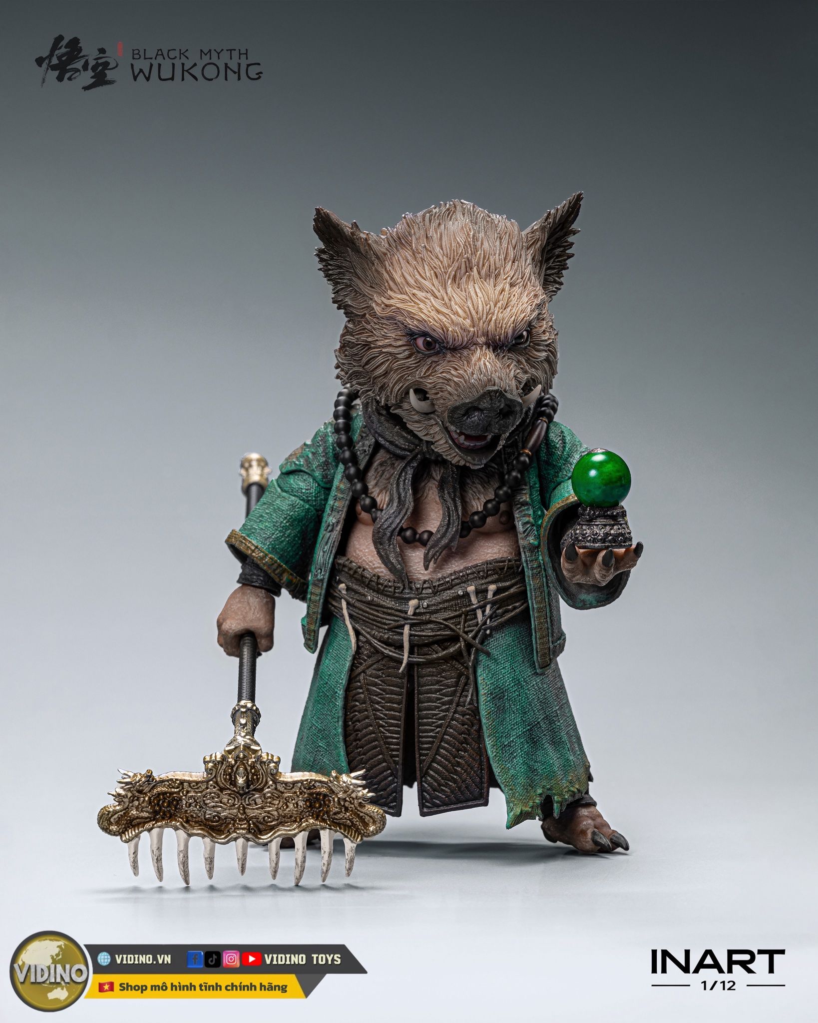  Mô hình trư bát giới Black Myth Wukong inart studio tỷ lệ 1/12. 