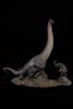 Mô hình trận chiến giữa 2 loài alamosaurus vs tyranosaurus by sensen studio