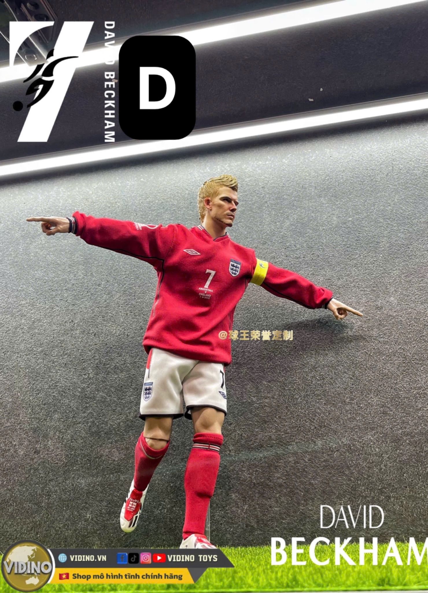  Mô hình David Beckham tỷ lệ 1/6. 