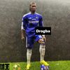 Mô hình cầu thủ bóng đá Didier Drogba voi rừng tỷ lệ 1/6.