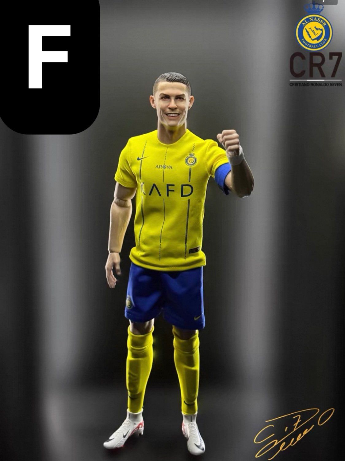  Mô hình Cristiano Ronaldo Juventus &  AL Nassr tỷ lệ 1/6. 
