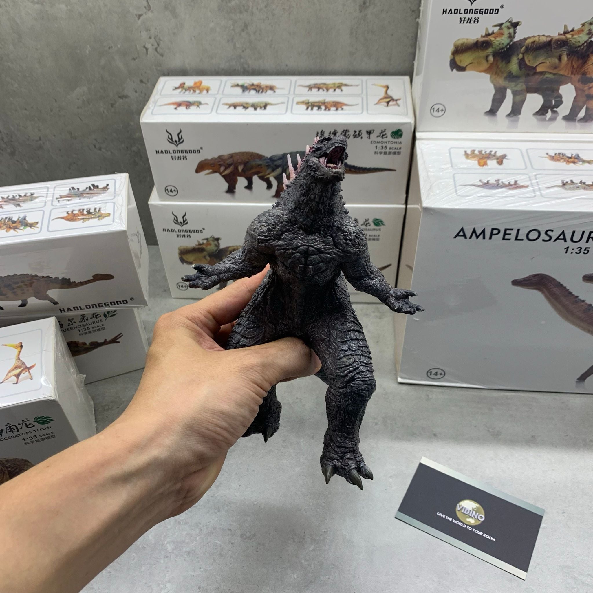  Mô hình Godzilla Pink evolved New Empire hiyatoys ( GxK) 