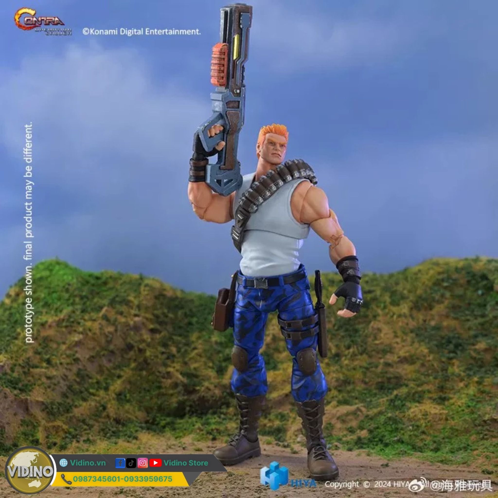  Mô hình nhân vật game contra của hãng hiyatoys 