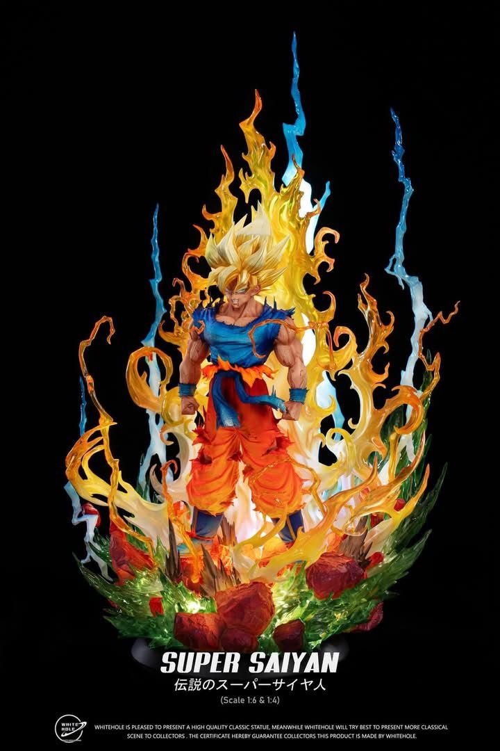  Mô hình songoku super saiyan hãng white hole studio. 
