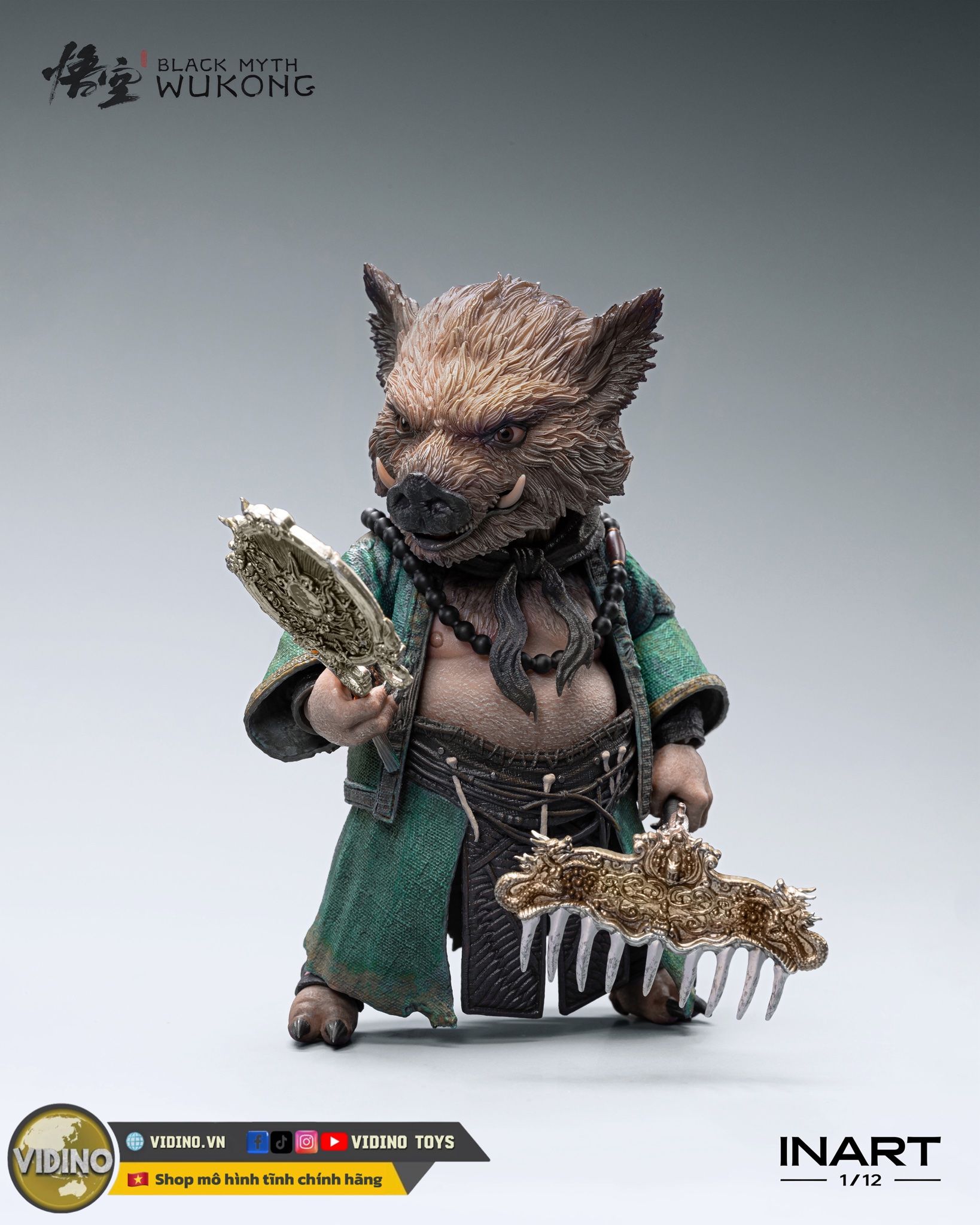  Mô hình trư bát giới Black Myth Wukong inart studio tỷ lệ 1/12. 