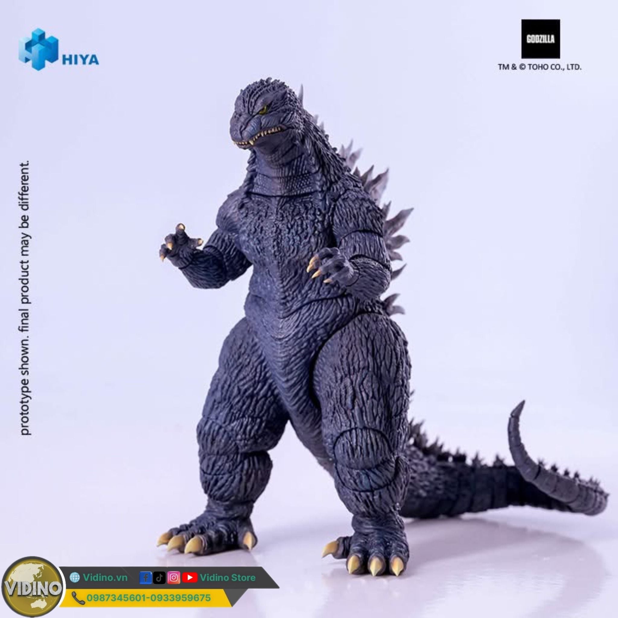  Mô hình Godzilla 2002 Hiya toys 