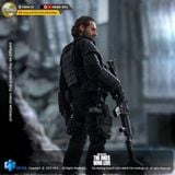  Action Figure Rick Walking Dead Hiyatoys Scale 1/12. 