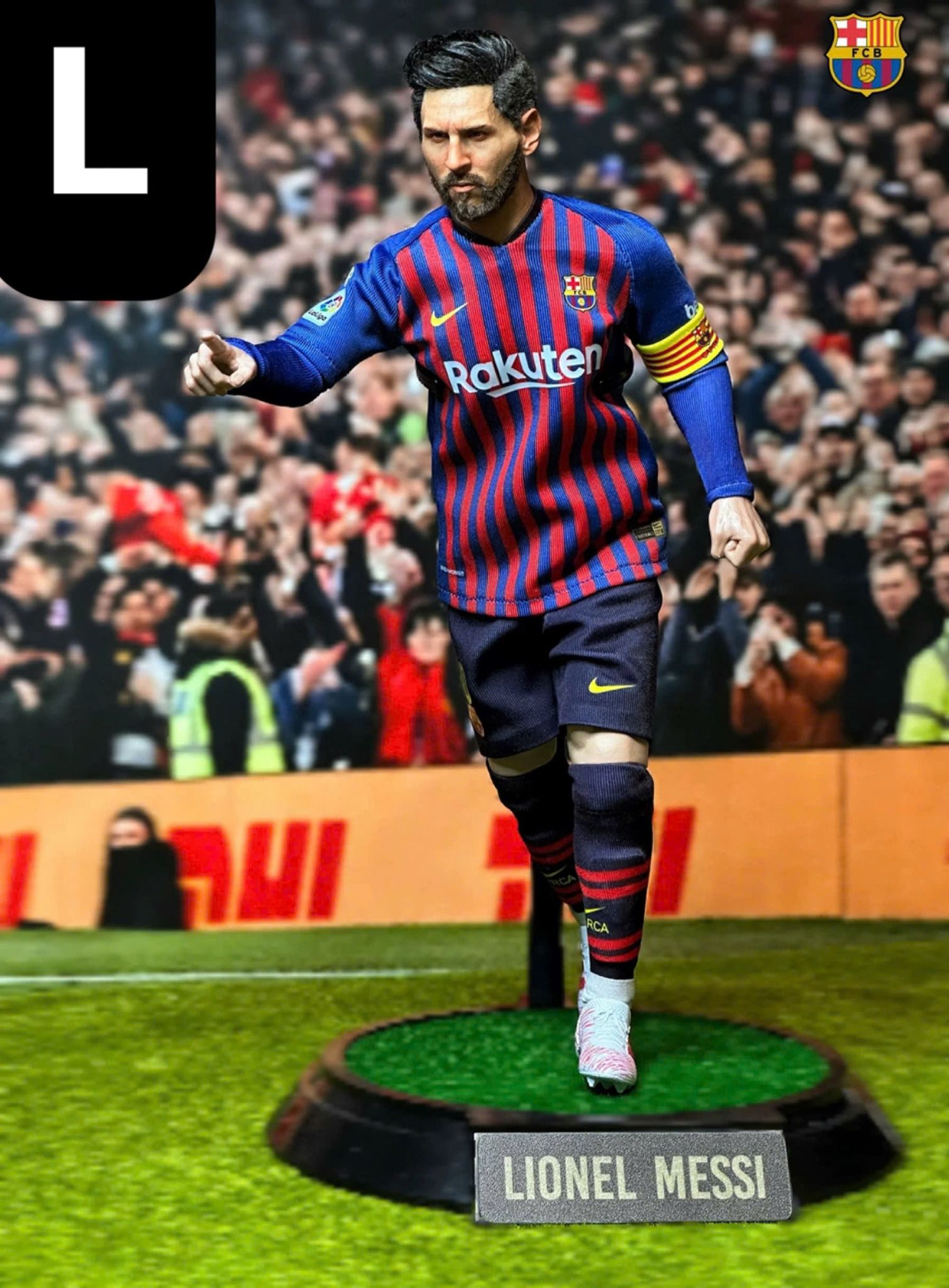  Mô hình cầu thủ bóng đá Messi phiên bản CLB tỷ lệ 1/6 ( Part 2). 