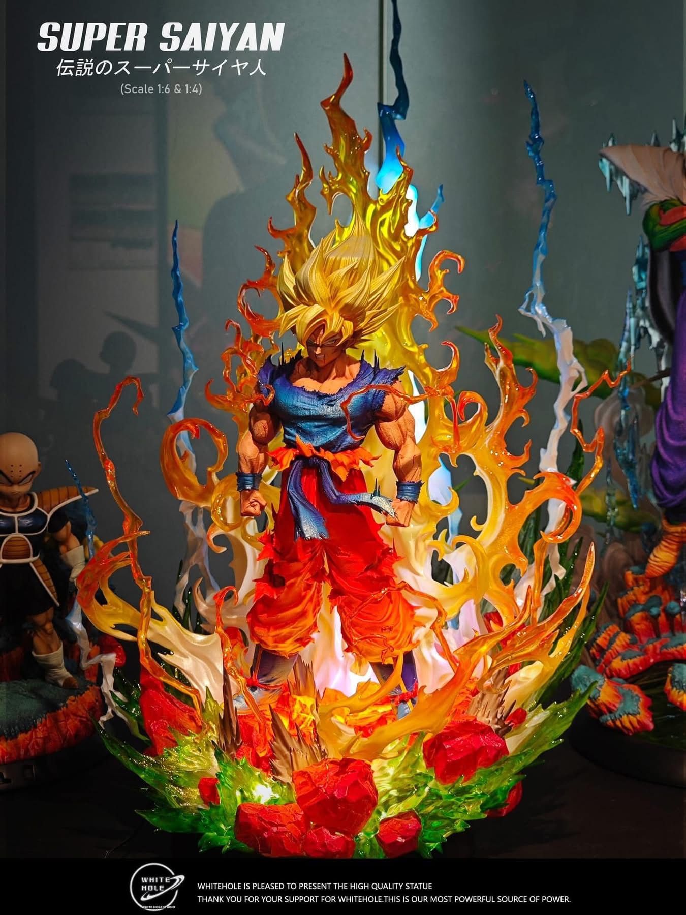  Mô hình songoku super saiyan hãng white hole studio. 